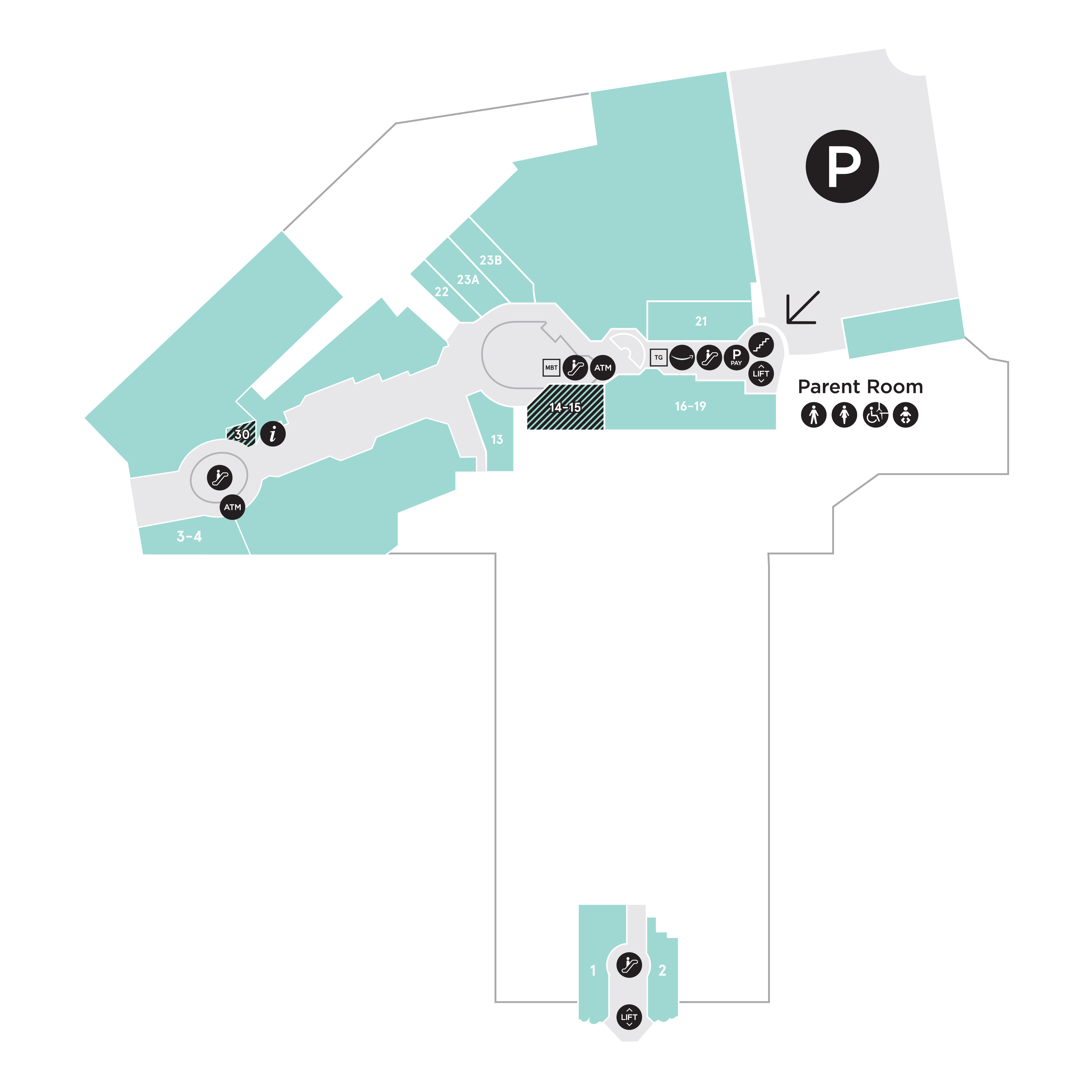 Centre Map | Exchange Ilford | Shopping Centre in Ilford