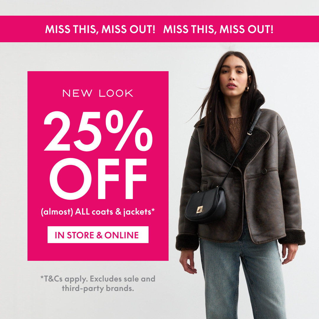 New Look 25% OFF